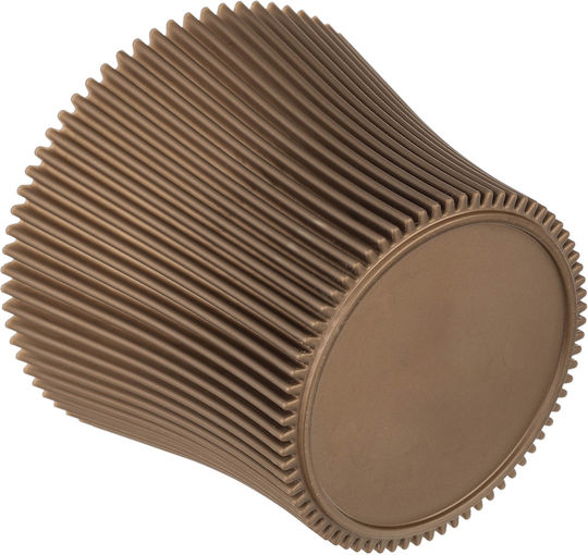Kadax Kunststoff-Blumentopf Gold 19cm