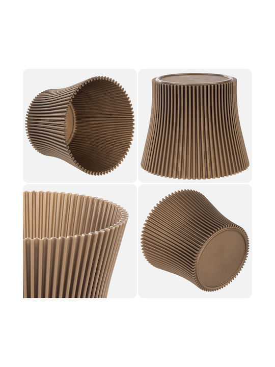 Kadax Plastic Gold Flower Pot 15cm