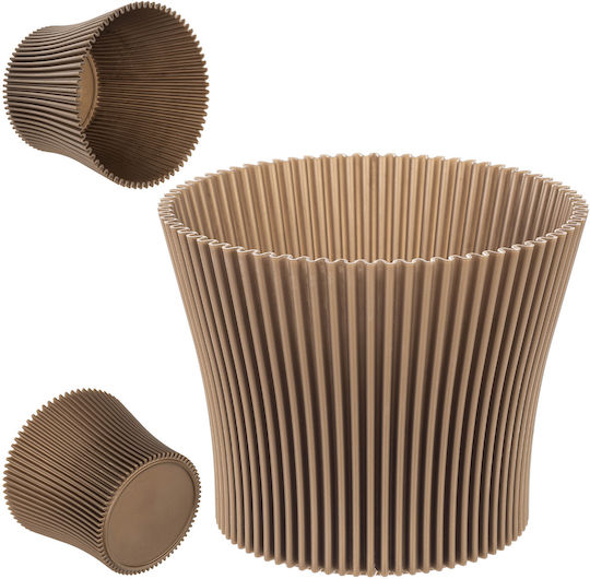 Kadax Kunststoff-Blumentopf Gold 13 cm