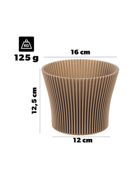 Kadax Plastic Gold Flower Pot 15cm