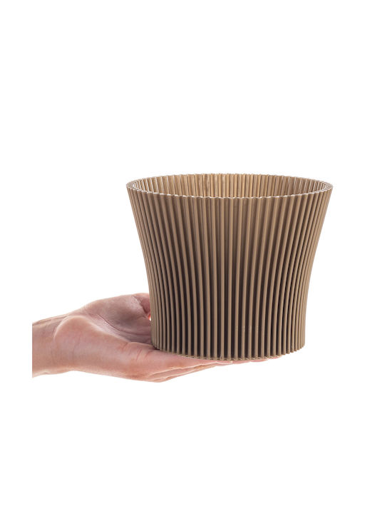 Kadax Plastic Gold Flower Pot 13cm