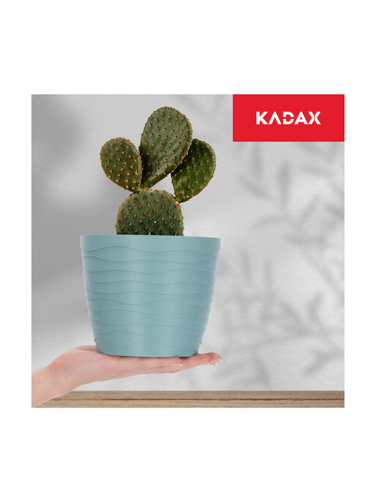 Kadax Γλάστρα Πλαστική Green 15x15εκ.
