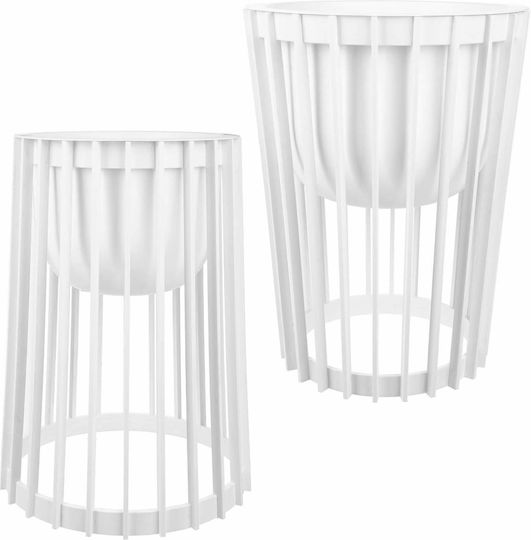 Kadax Kadax Kunststoff Blumentopf Weiß 29cm