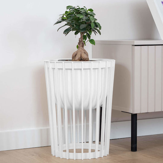 Kadax Kadax Kunststoff Blumentopf Weiß 29cm