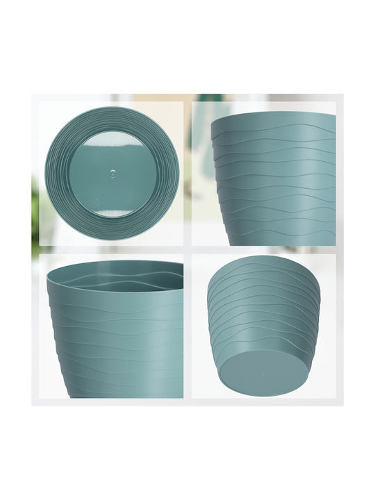 Kadax Γλάστρα Πλαστική Green 11x11εκ.