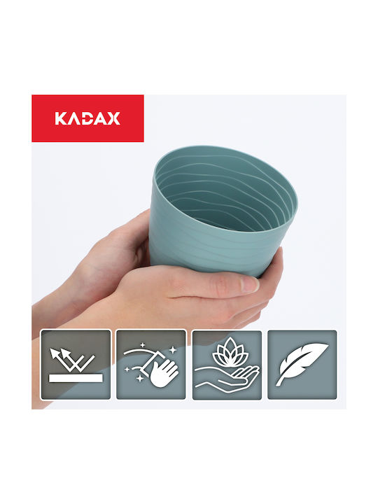 Kadax Γλάστρα Πλαστική Green 11x11εκ.