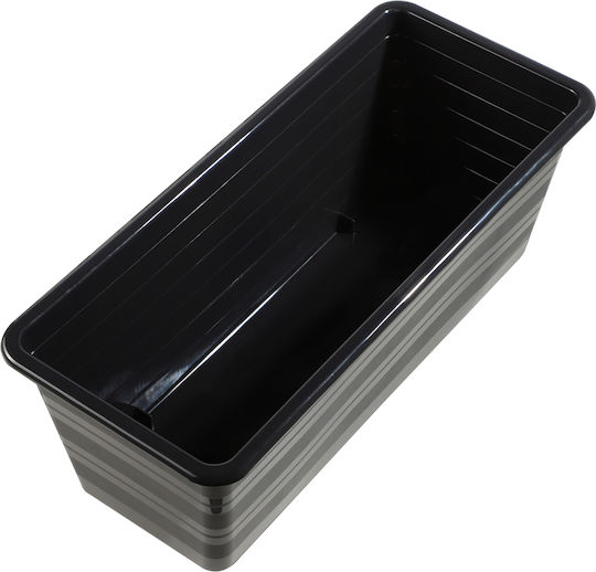 Kadax Set 3 Planter Box-uri Plastice Gri