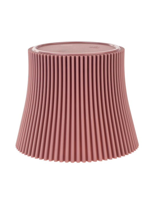 Kadax Plastic Pink Flower Pot 17cm