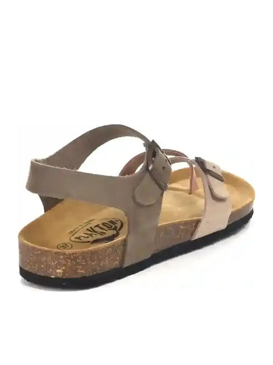 Leather Women's Anatomic Sandals Khaki