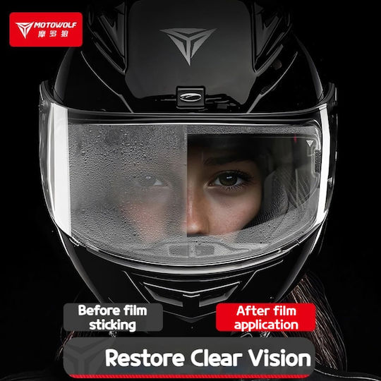 Anti-fog Helmet Visor Film Waterproof Motowolf Mdl1912b