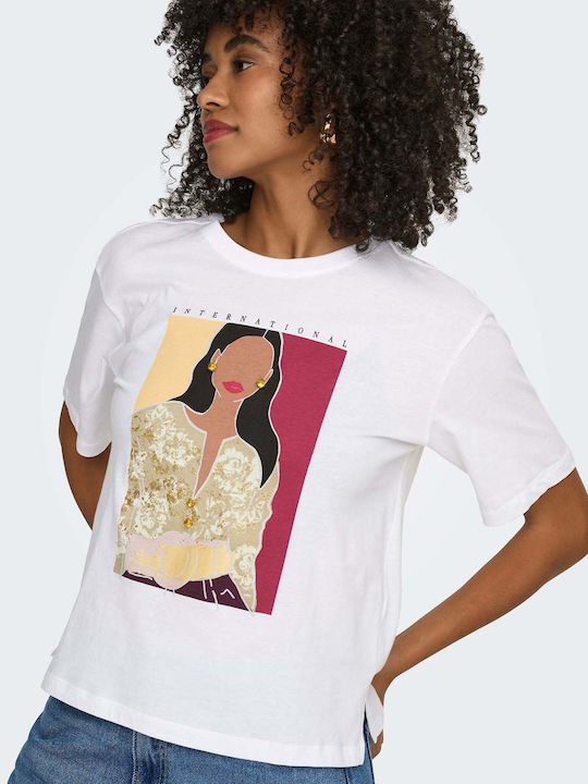 Only T-Shirt Bright White