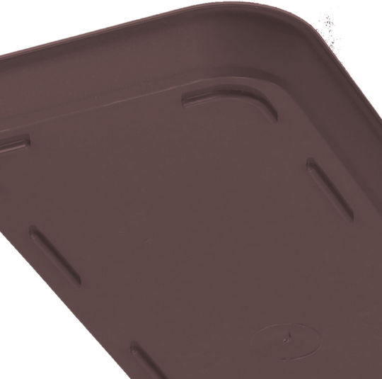 Kadax Пластмасова Чиния За Пот Кафява 40x14.9см 32028