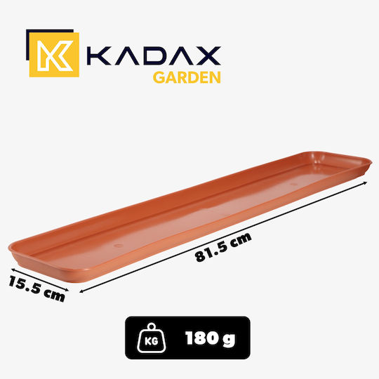 Kadax Пластмасова Чиния За Пот Terracotta 80x15.5см 31523