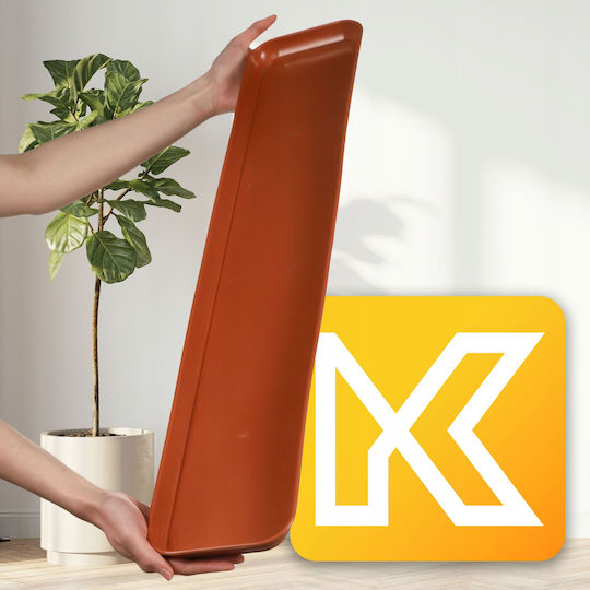 Kadax Пластмасова Чиния За Пот Terracotta 80x15.5см 31523