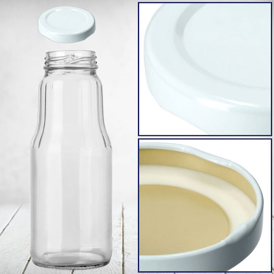 Bottle Caps Kubuś Jar Lids Caps Fi33 10pcs 3 Clips
