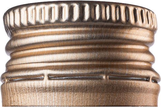 Kadax Flaschen & Verschlüsse (Großhandel) Fi28 Flaschen & Verschlüsse 10 Stück Goldene Verschlüsse