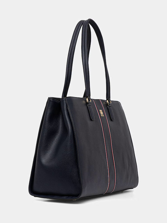 Geantă Shopper De Umar Albastru Marin Damă