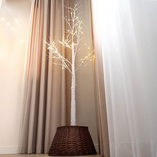 Kadax Weihnachtsbaumständer Braun Korbweide Durchmesser 45cm