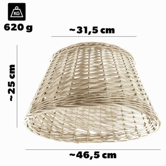 Suport Brad De Crăciun Alb Din Paie Ø45cm