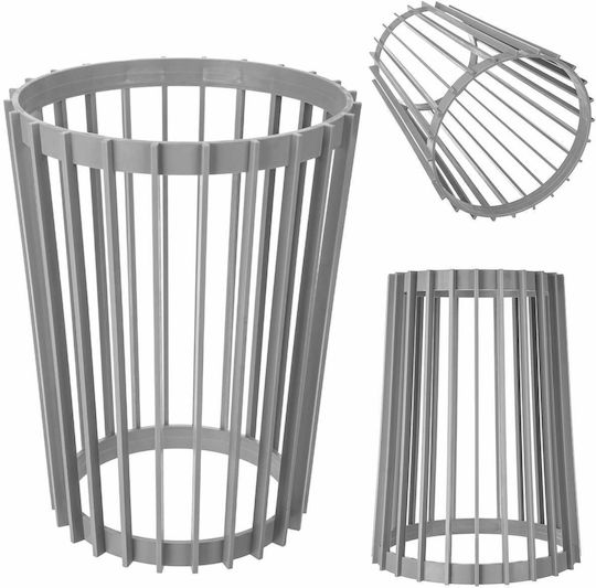 Standing Flower Plant Stand Loft Double-sided Gray 53.5 Cm