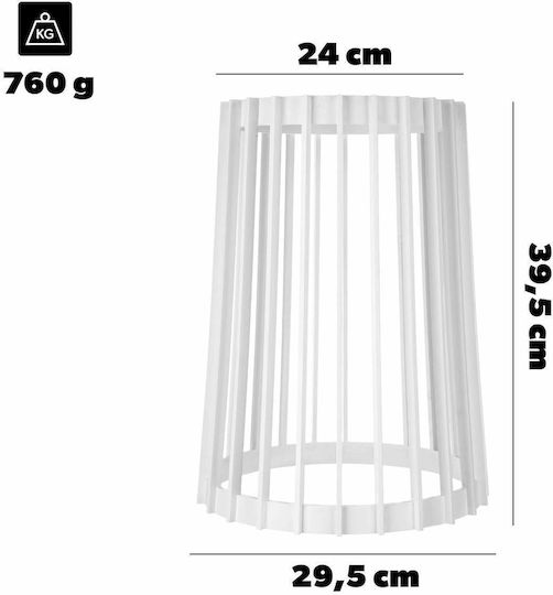 Stehender Pflanzenständer Loft Doppelseitig Weiß 39,5 cm