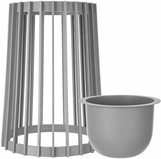 Standing Flower Stand Loft Double-sided Gray 53.5 Cm + Insert