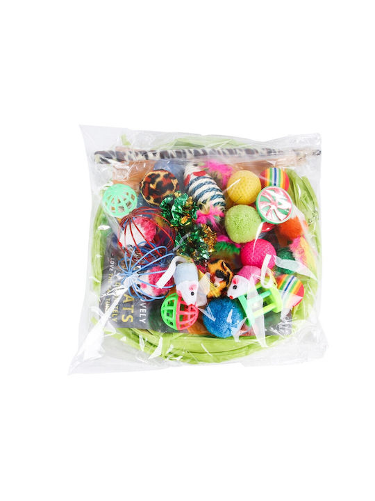 28-Stück Katzenspielzeug Set Plus Tunnel Er D L 28-Stück Katzenspielzeug Set Plus Tunnel Er D L