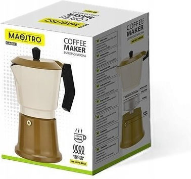 Maestro Μπρίκι Espresso 9cups Ασημί