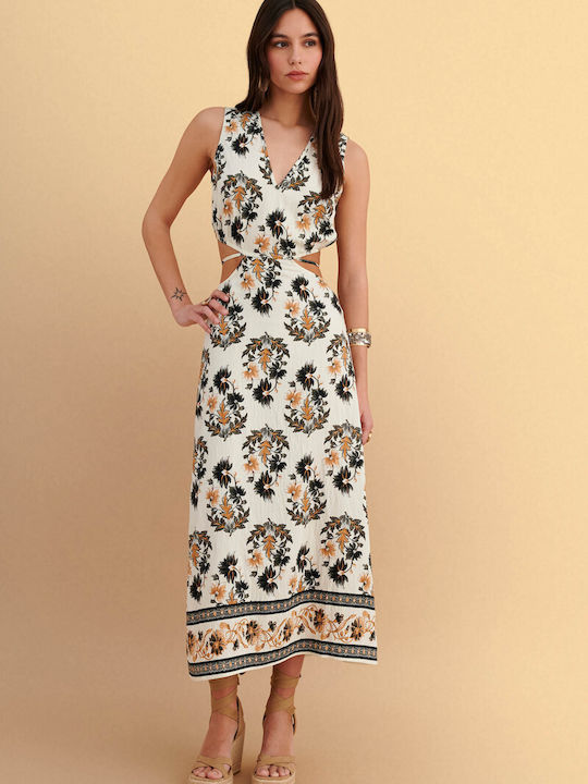 Summer Midi Dress for Wedding / Christening Multicolour