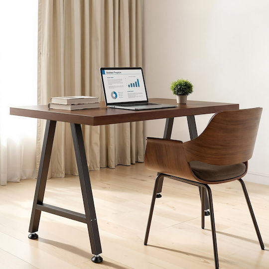 Vevor Metal Furniture Leg 2 Pieces Suitable for Table / Coffee Table / Office 74x55x21.7cm Black