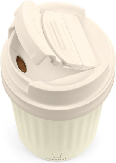 Troika Μπουκάλι Θερμός Πλαστικό 300ml Ceramug 300