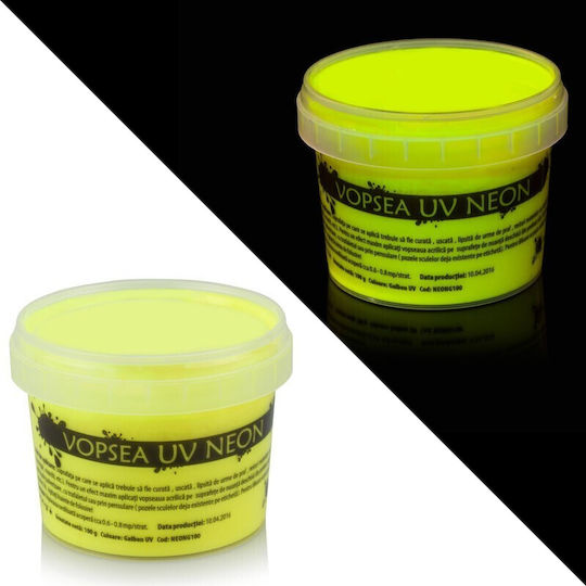 Neon Yellow Uv Paint