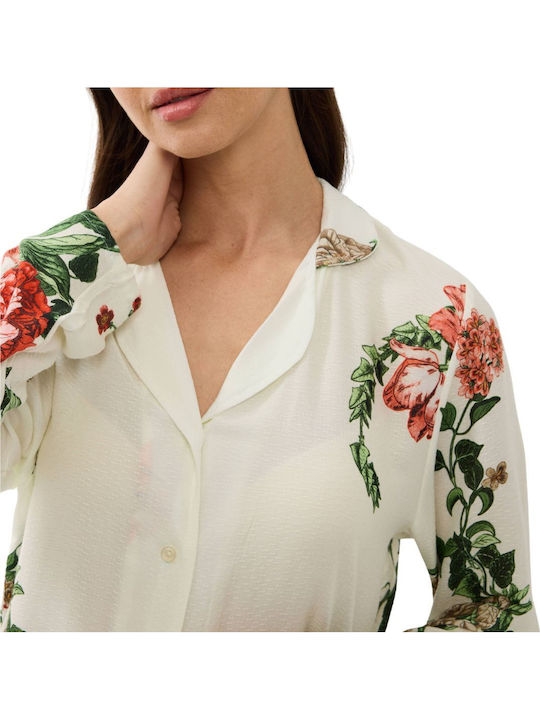 GoldenBay Summer Women's Ecru Pyjama Set