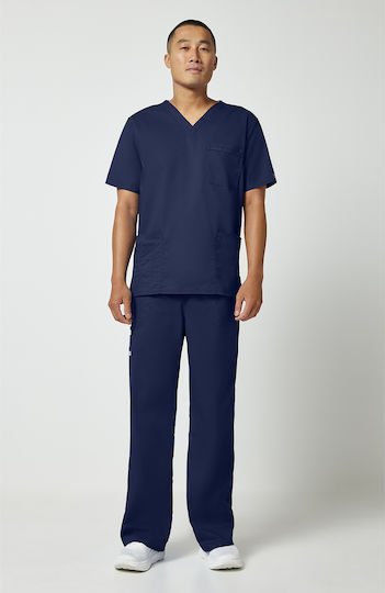 Cherokee Unisex Medical Blouse Navy Blue