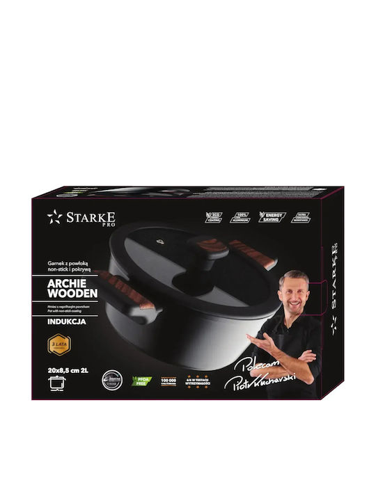 Starke Pro Βαθιά Κατσαρόλα από Αλουμίνιο 2lt