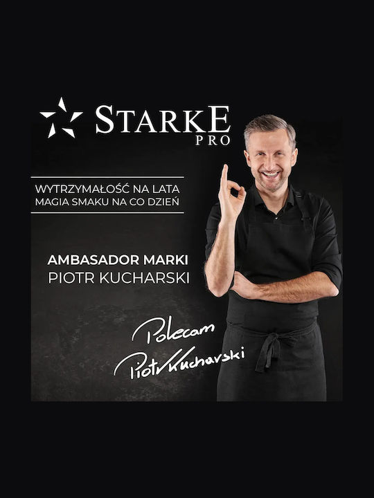 Starke Pro Βαθιά Κατσαρόλα από Αλουμίνιο 2lt