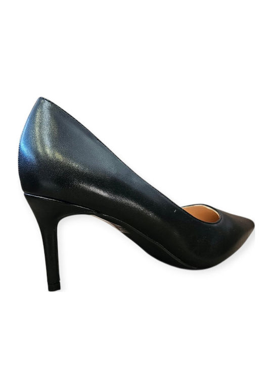 Heels with Thin Medium Heel Black