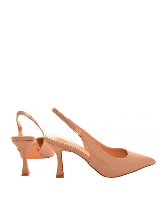 Heels with High Heel Beige