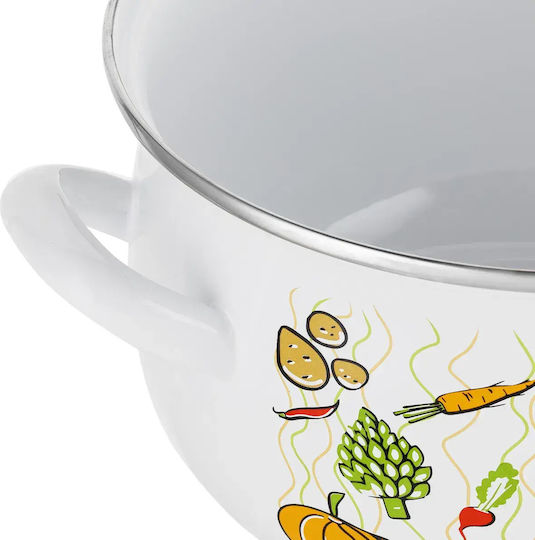 Emalia Polska Pleszew Lumino Deep Stainless Steel Pot 4.2L / 20cm