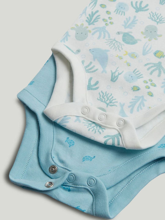 Mothercare Σετ Κορμάκια Μπλε 5τμχ