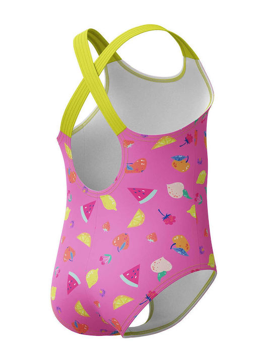 Speedo Детски Цял Бански Pink