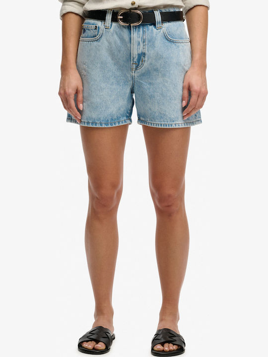 Women's Jean Shorts Azure Pale Blue
