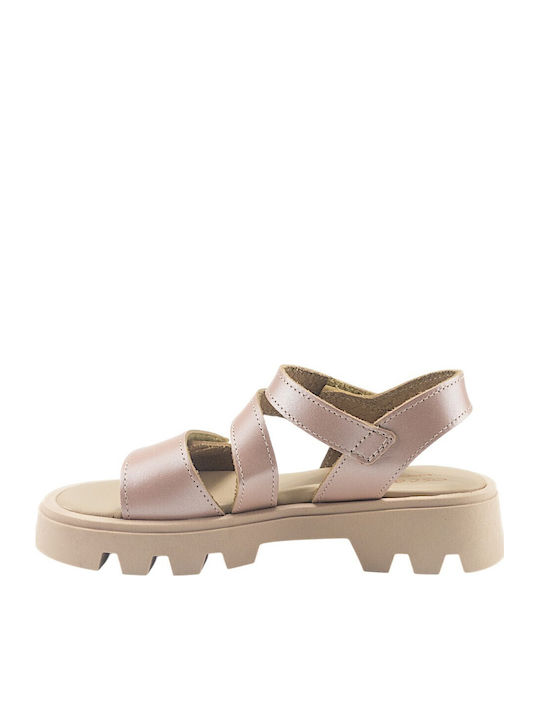 Kindersandalen Rosa Gold AΚ26-46