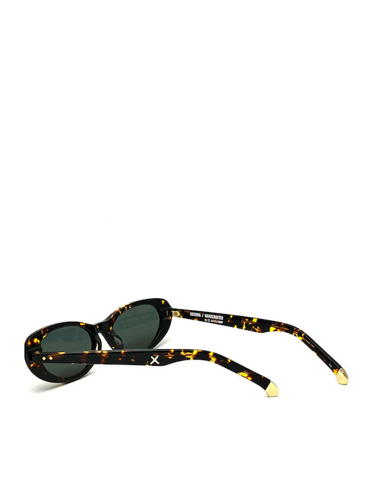 Oscar & Frank Oxf Unisex Sunglasses with Horn-Rimmed Frame Havana Dark Tortoise