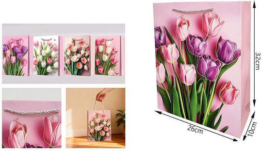 Paper Gift Bag 26x10x32cm Various Colors