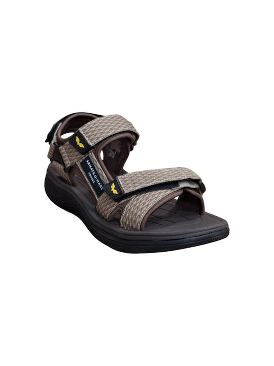 Men's Sandals In Brown Colour