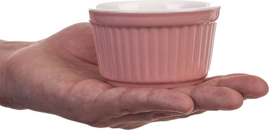 Kadax Rundes Hitzebeständiges Kochgeschirr für Soufflé Keramik 9x9cm 3 Stück