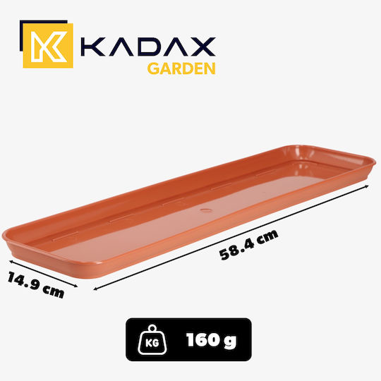 Kadax Plastic Orange Pot Plate 31520