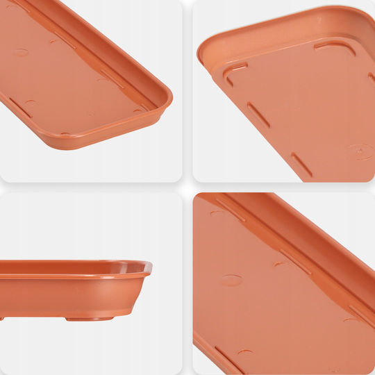 Kadax Plastic Orange Pot Plate 31520