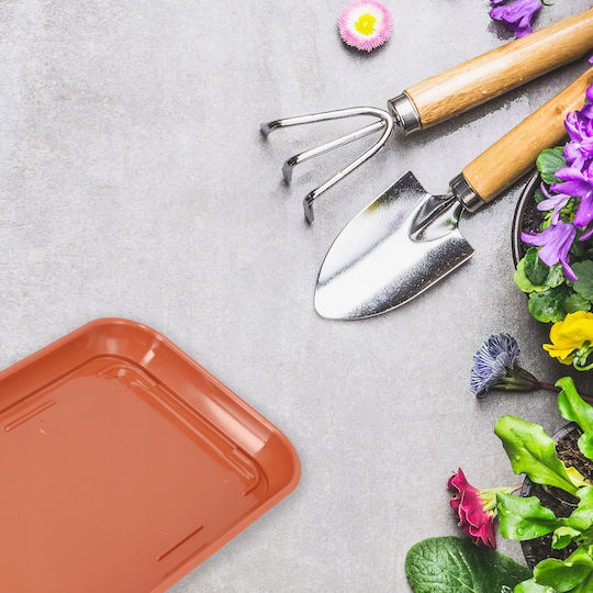 Kadax Plastic Orange Pot Plate 31520